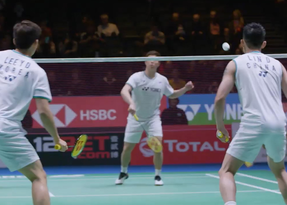 Badminton Championships Players in Game