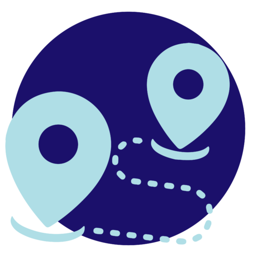 A map marker icon