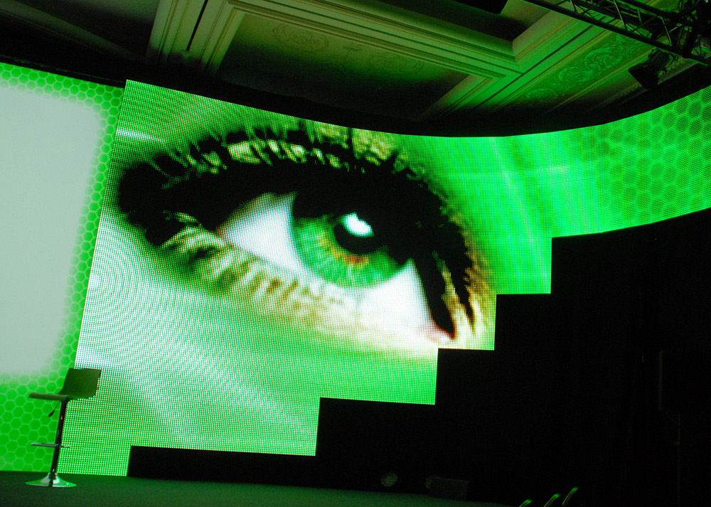 Big Screen Green Corporate Event