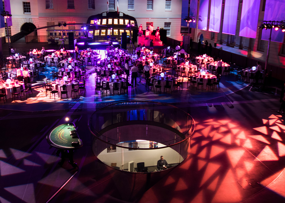 Corporate Dinner Event Lighting