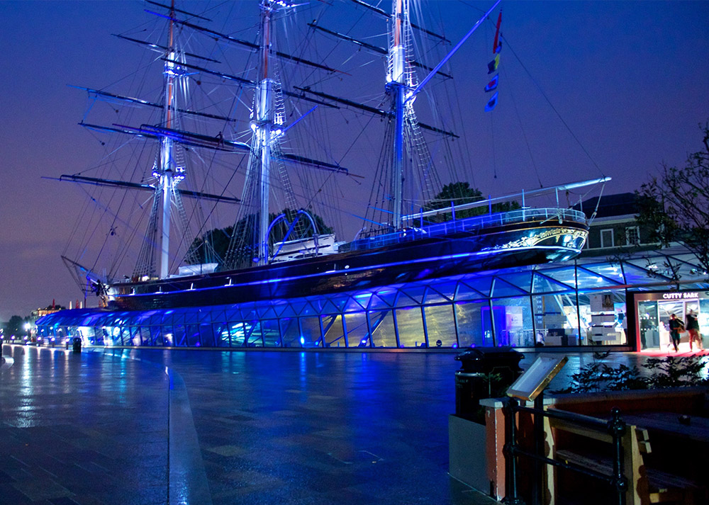 Cutty Sark National Maritime Museum Event Lighting Outdoors