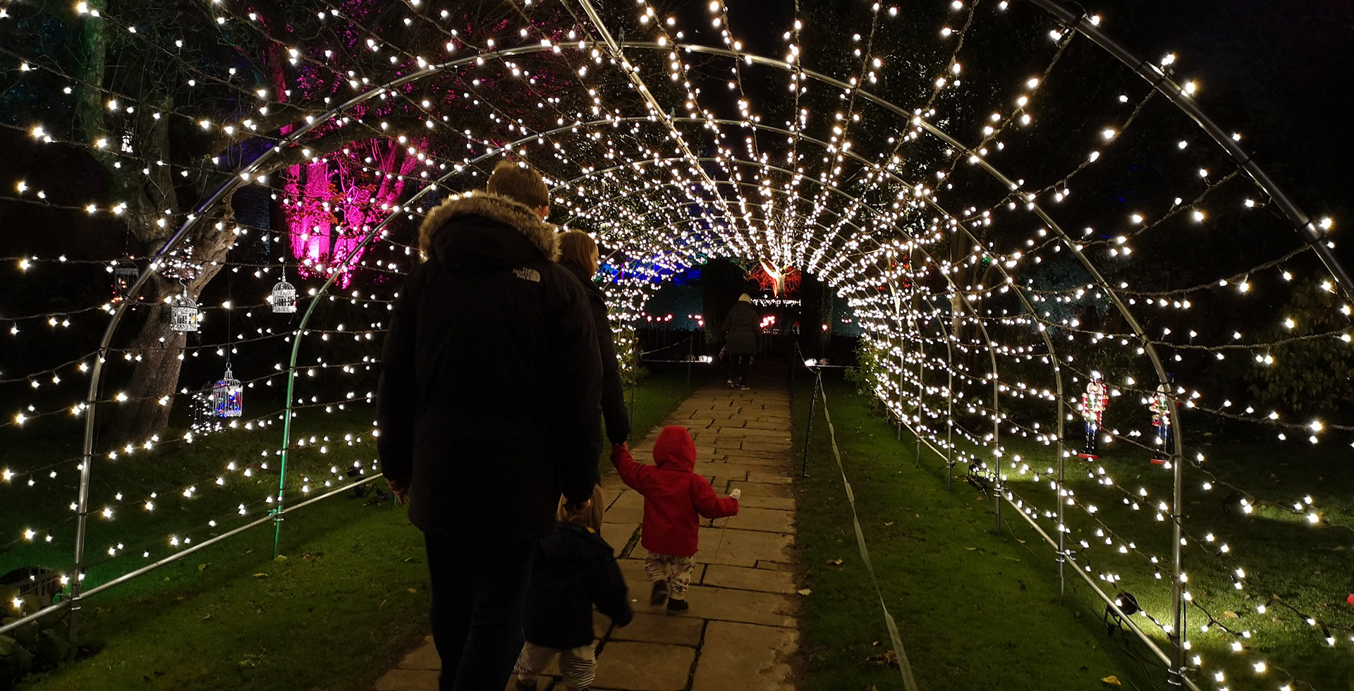 English Heritage Outdoor Lighting Event Eltham Family