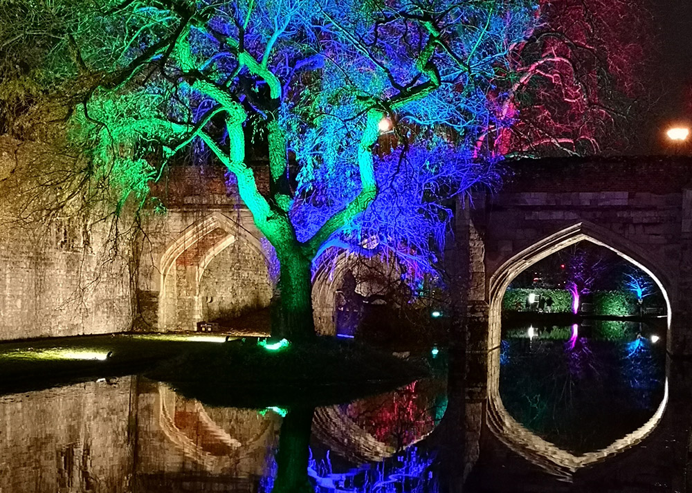 English Heritage Outdoor Lights Eltham Bridge Reflection