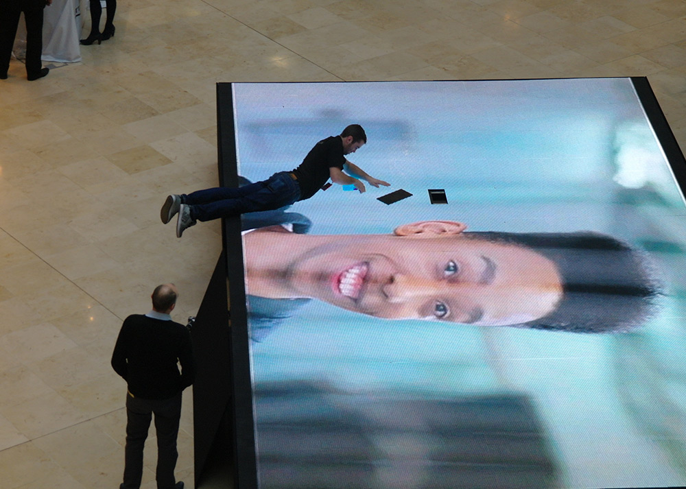 Event Set Up Big Screen Corporate