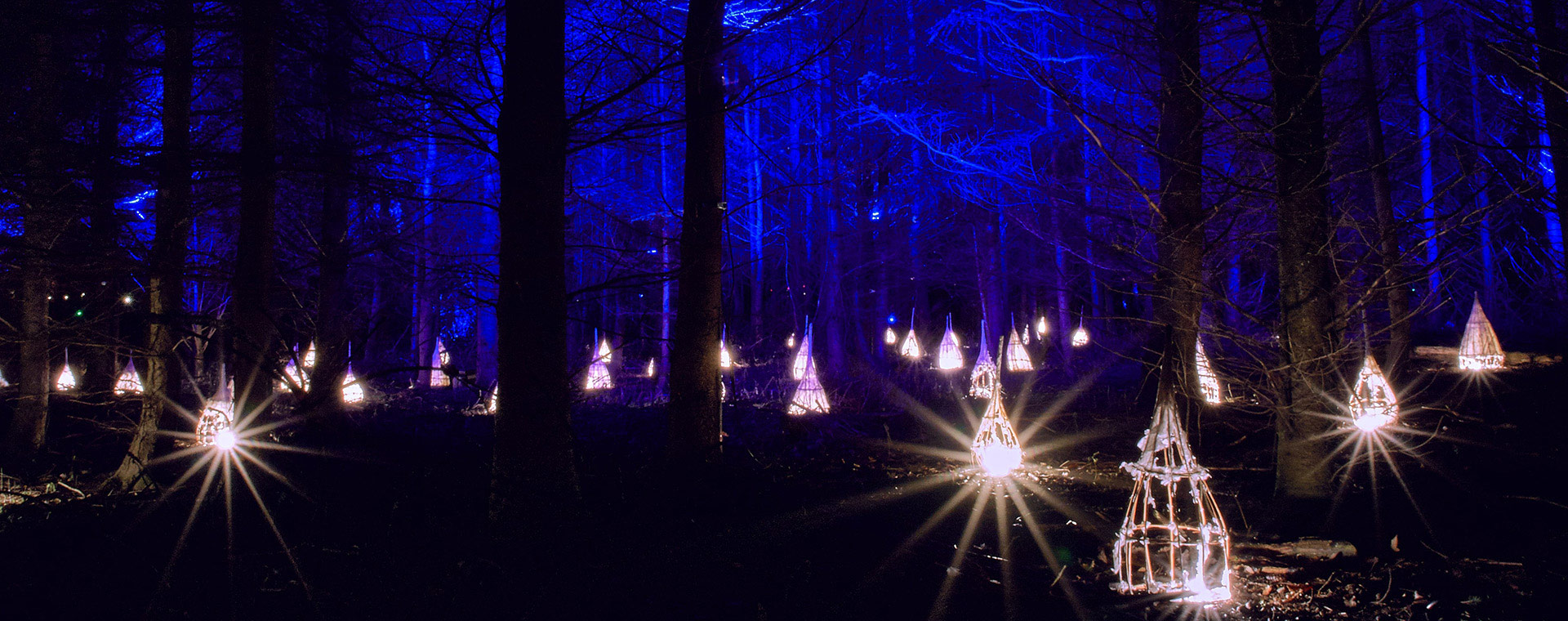 Fort Douglas Pixie Forest Outdoor Lighting Experiential Design