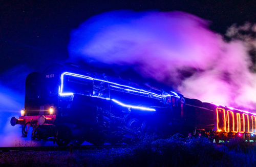 Outdoor Lighting North Norfolk Railway Steam Train Illumination