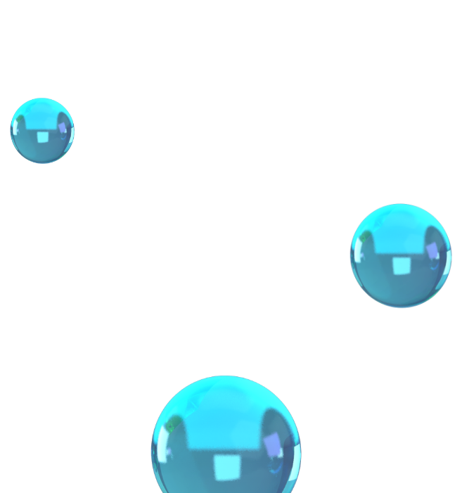 A bubbles graphic